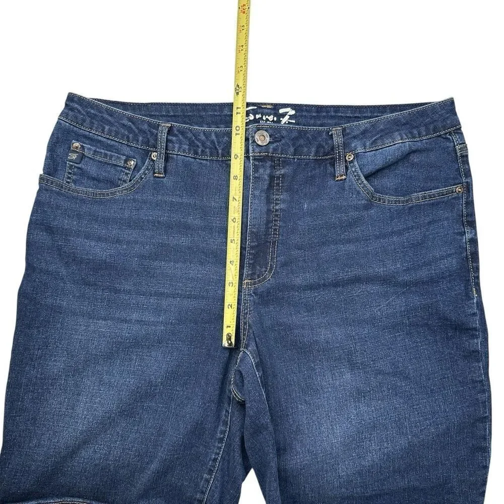 Seven 7 For All Mankind Relaxed Bermuda Shorts Mid Rise 11” Inseam Women’s 14